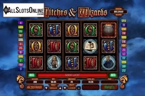 Reel Screen. Witches & Wizards from RTG