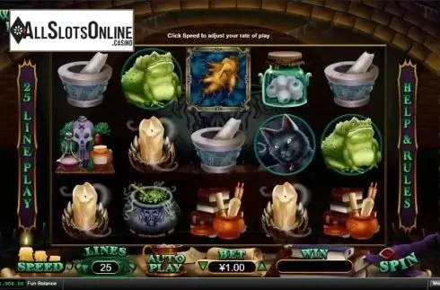 Reel Screen. Witchs Brew (RTG) from RTG