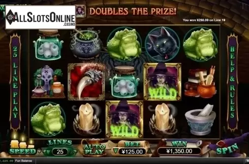 Win Screen. Witchs Brew (RTG) from RTG
