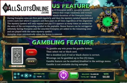 Features. Witch's Brew (EAgaming) from EAgaming