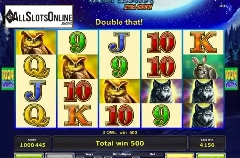 Screen 1. Wolf Money Xtra Choice from High Flyer Games