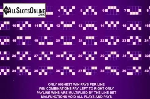 Paytable 4. Wolves! Wolves! Wolves! from Playtech