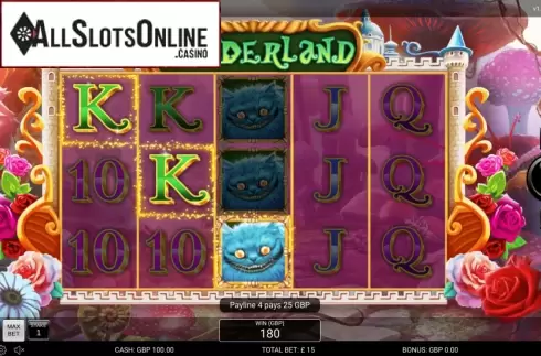 Win Screen. Wonderland (Nektan) from Nektan