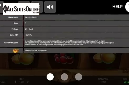 Features. Wooden Fruits (Promatic Games) from Promatic Games