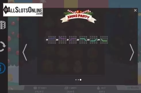 Paytable 3. Xmas Party (MrSlotty) from MrSlotty