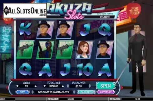 Reel screen. Yakuza (Arrows Edge) from Arrows Edge