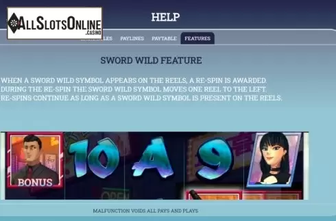 Feature screen 1. Yakuza (Arrows Edge) from Arrows Edge