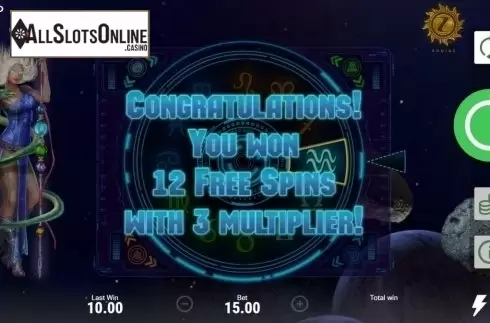 Free Spins. Zodiac (Booongo) from Booongo