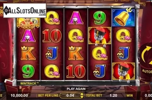 Reels screen. Zombie's Fortune from Aspect Gaming