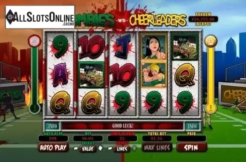 Reel Screen. Zombies vs Cheerleaders from RTG