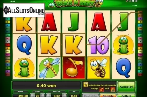 Win. Bugs´n Bees from Greentube