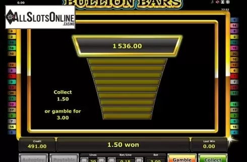 Double Up. Bullion Bars from Greentube