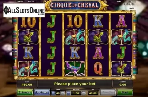 Reels. Cirque du Cheval from Greentube