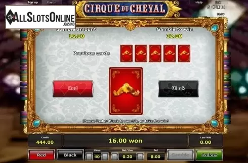 Double Up. Cirque du Cheval from Greentube