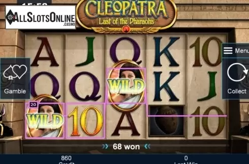 Wild. Cleopatra Last of the Pharaohs from Greentube