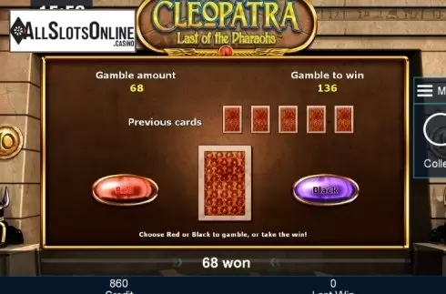 Double Up. Cleopatra Last of the Pharaohs from Greentube