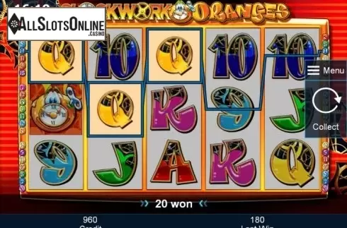 Win. Clockwork Oranges from Greentube