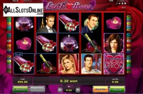 Win. Cupid´s Arrow from Greentube