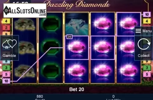Win. Dazzling Diamonds from Greentube