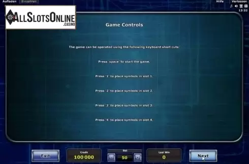 Paytable 3. Dice Winner from Greentube