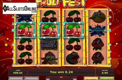 Win. Fruit Fest from Greentube