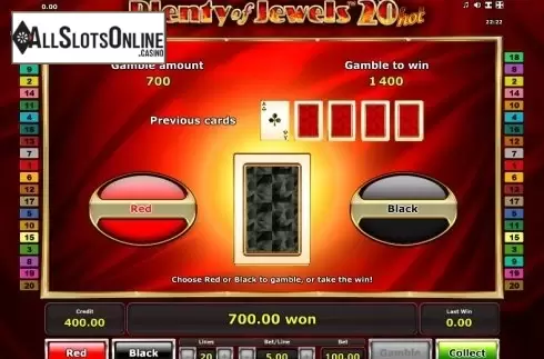 Double Up. Plenty of Jewels 20 Hot from Greentube