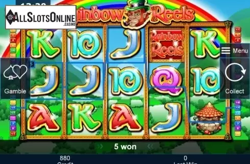 Win. Rainbow Reels from Greentube