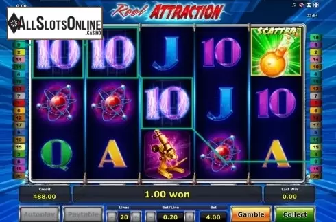 Win. Reel Attraction from Greentube