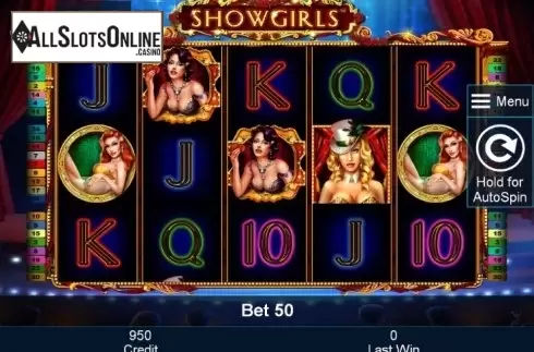 Reels. Showgirls from Greentube