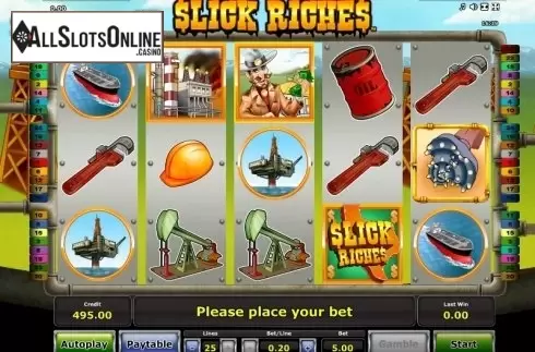 Reels. Slick Riches from Greentube