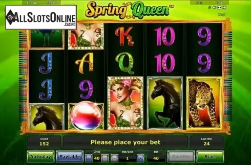 Reels. Spring Queen from Greentube