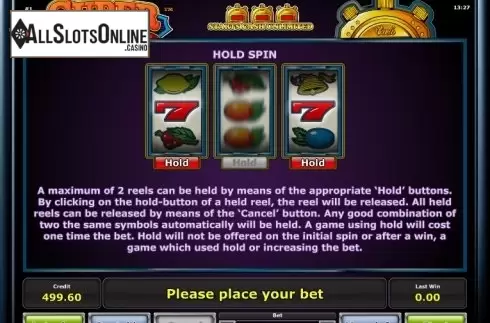 Paytable 3. Super Dice from Greentube