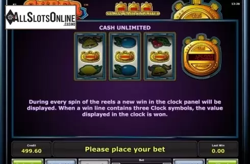 Paytable 5. Super Dice from Greentube