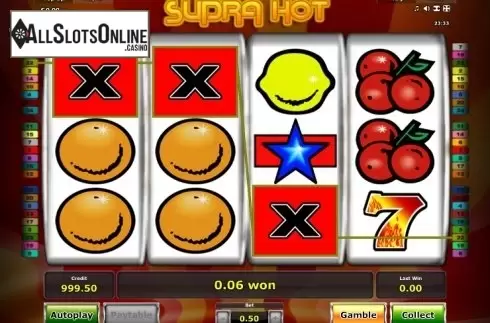 Win. Supra Hot from Greentube