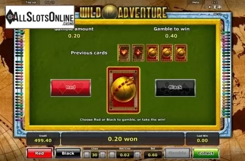 Double Up. Wild Adventure (Green Tube) from Greentube