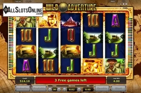 Free Spins Wild screen 2. Wild Adventure (Green Tube) from Greentube