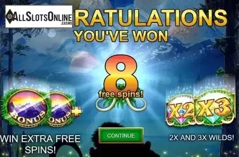 Free Spins Triggered. Mammoth Chase: Easter Edition from Kalamba Games