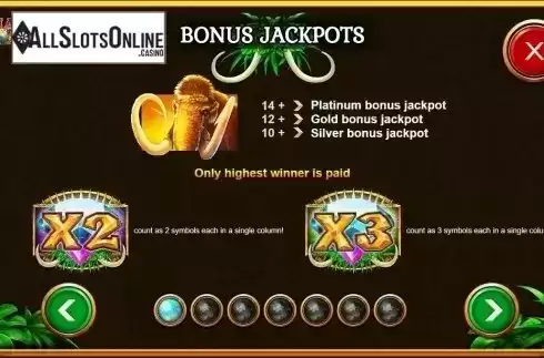 Bonus Jackpots. Mammoth Chase: Easter Edition from Kalamba Games