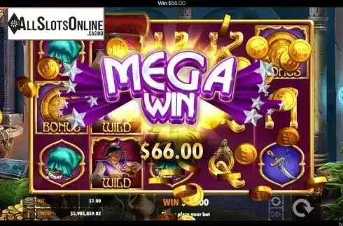 Mega Win screen