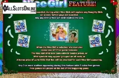 Free Spins 2. Naughty or Nice Spring Break from RTG