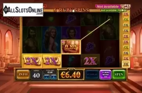 Free Spins Win Screen. Age of the Gods: Mighty Midas from Playtech Origins