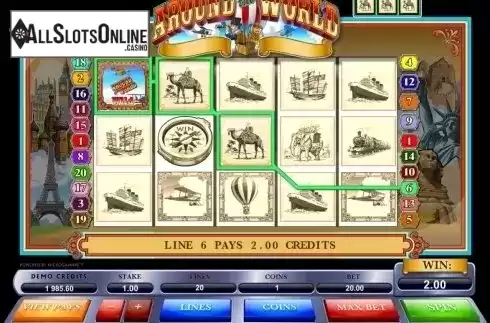 Wild win screen 2. Around the World (Microgaming) from Microgaming