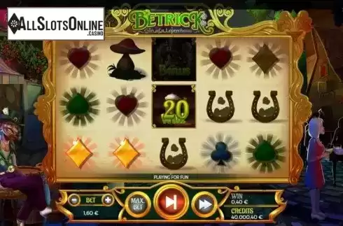 Win screen 4. Betrick Son Of A Leprechaun from Spinmatic