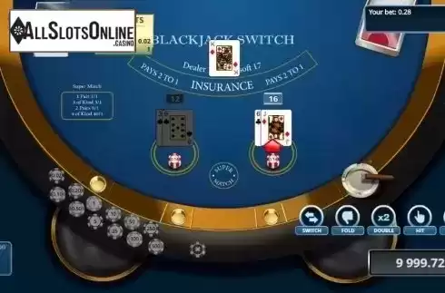 Game Screen 2. Blackjack Switch (Novomatic) from Novomatic