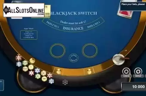 Game Screen 1. Blackjack Switch (Novomatic) from Novomatic