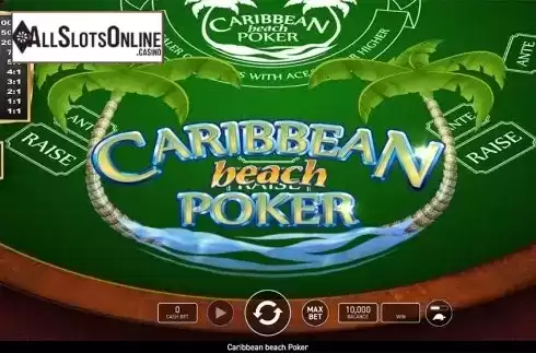 Reels screen. Caribbean Beach Poker (Wazdan) from Wazdan