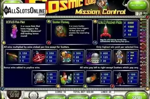 Screen2. Cosmic Quest: Mission Control from Rival Gaming