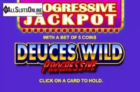 Deuces Wild Progressive Poker