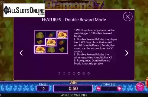 Double reward mode screen