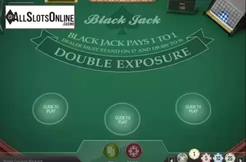 Game Screen 1. Double Exposure Blackjack MH (Play'n Go) from Play'n Go